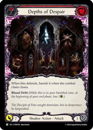 Image of Depths Of Despair (Red) (Regular) [PEN195] (Compendium of Rathe)