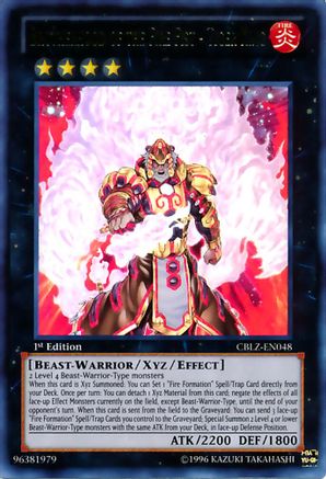 Image of Brotherhood of the Fire Fist - Tiger King [CBLZ-EN048] Ultra Rare
