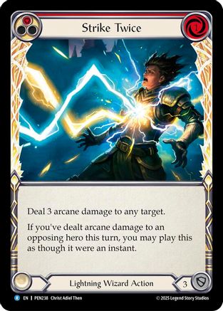 Image of Strike Twice (Red) (Regular) [PEN238] (Compendium of Rathe)