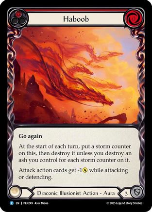 Image of Haboob (Red) (Regular) [PEN249] (Compendium of Rathe)