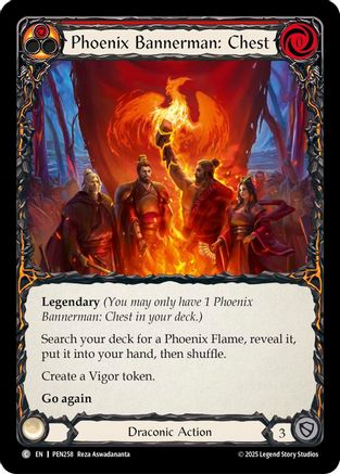 Image of Phoenix Bannerman Chest (Red) (Regular) [PEN258] (Compendium of Rathe)