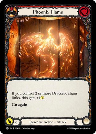 Image of Phoenix Flame (Red) (Regular) [PEN261] (Compendium of Rathe)