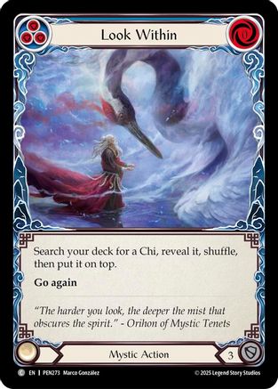 Image of Look Within (Blue) (Regular) [PEN273] (Compendium of Rathe)