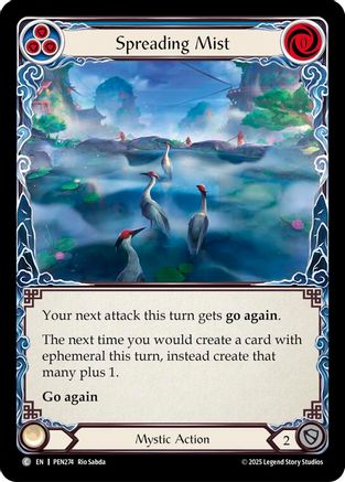 Image of Spreading Mist (Blue) (Regular) [PEN274] (Compendium of Rathe)