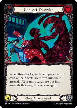 Image of Concoct Disorder (Red) (Regular) [PEN279] (Compendium of Rathe)