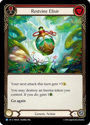 Image of Restvine Elixir (Red) (Regular) [PEN325] (Compendium of Rathe)