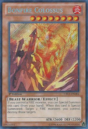 Image of Bonfire Colossus [CBLZ-EN084] Secret Rare