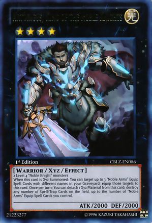 Image of Artorigus, King of the Noble Knights [CBLZ-EN086] Ultra Rare