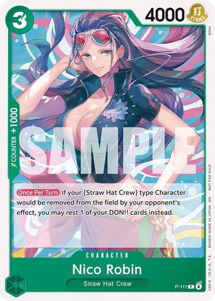 Image of Nico Robin (Heroines Battle Pack) (P-111) - One Piece Promotion Cards
