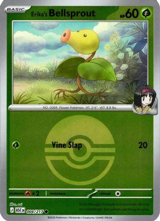 Image of Erika's Bellsprout (004/217) (Poke Ball) [Mega Evolution: Ascended Heroes]