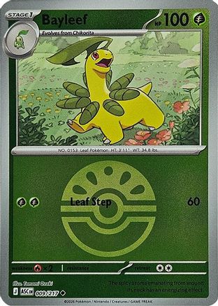Image of Bayleef (009/217) (Friend Ball) [Mega Evolution: Ascended Heroes]
