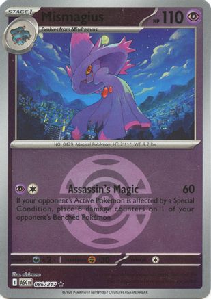 Image of Mismagius (086/217) (Dusk Ball) [Mega Evolution: Ascended Heroes]