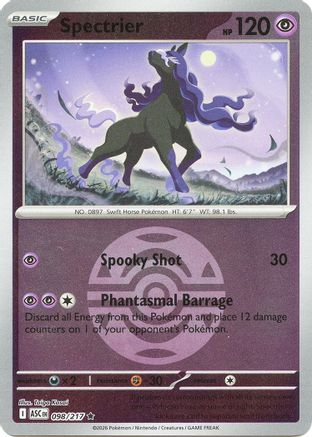 Image of Spectrier (098/217) (Dusk Ball) [Mega Evolution: Ascended Heroes]