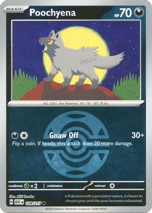 Image of Poochyena (128/217) (Dusk Ball) [Mega Evolution: Ascended Heroes]