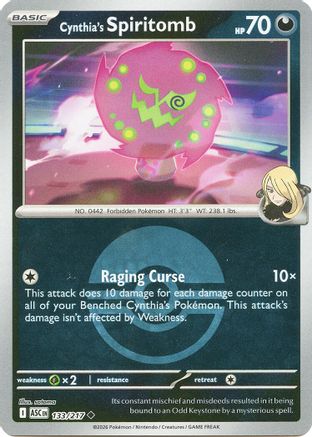 Image of Cynthia's Spiritomb (133/217) (Poke Ball) [Mega Evolution: Ascended Heroes]