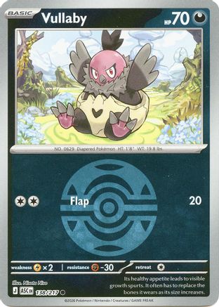 Image of Vullaby (138/217) (Dusk Ball) [Mega Evolution: Ascended Heroes]