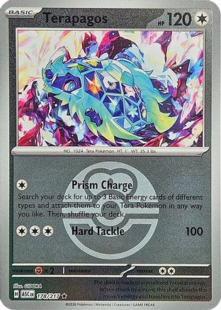 Image of Terapagos (178/217) (Love Ball) [Mega Evolution: Ascended Heroes]
