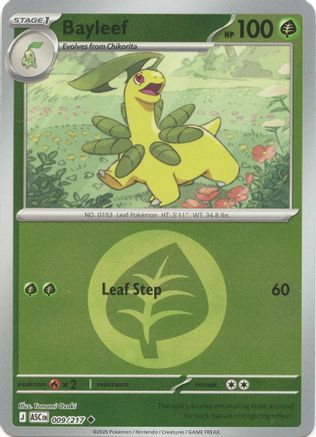 Image of Bayleef (009/217) (Energy Symbol Pattern) [Mega Evolution: Ascended Heroes]
