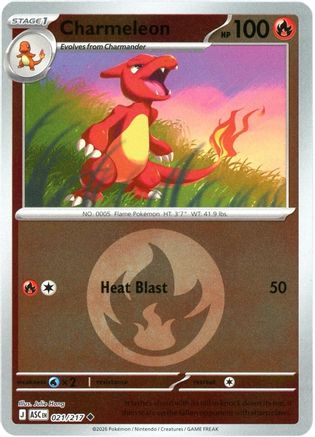 Image of Charmeleon (021/217) (Energy Symbol Pattern) [Mega Evolution: Ascended Heroes]