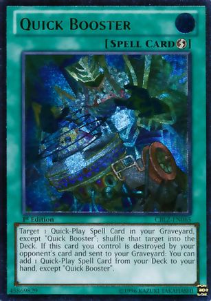 Image of Quick Booster [CBLZ-EN065] Ultimate Rare