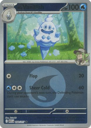 Image of N's Vanillish (050/217) (Energy Symbol Pattern) [Mega Evolution: Ascended Heroes]