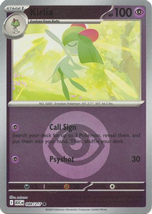 Image of Kirlia (088/217) (Energy Symbol Pattern) [Mega Evolution: Ascended Heroes]