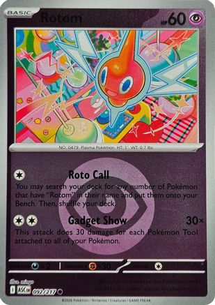 Image of Rotom (092/217) (Energy Symbol Pattern) [Mega Evolution: Ascended Heroes]