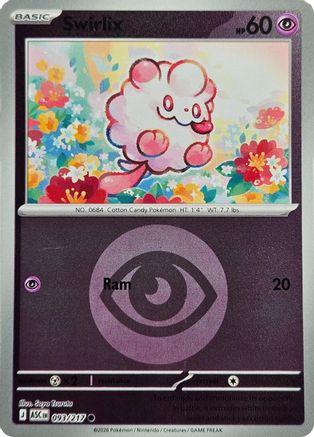 Image of Swirlix (093/217) (Energy Symbol Pattern) [Mega Evolution: Ascended Heroes]