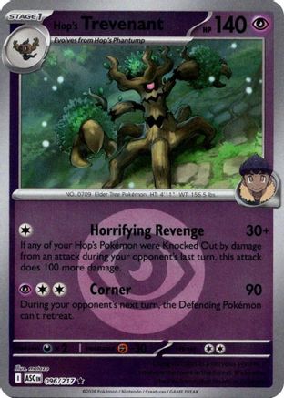 Image of Hop's Trevenant (096/217) (Energy Symbol Pattern) [Mega Evolution: Ascended Heroes]