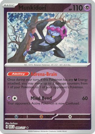 Image of Munkidori (099/217) (Energy Symbol Pattern) [Mega Evolution: Ascended Heroes]