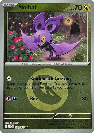 Image of Noibat (156/217) (Energy Symbol Pattern) [Mega Evolution: Ascended Heroes]