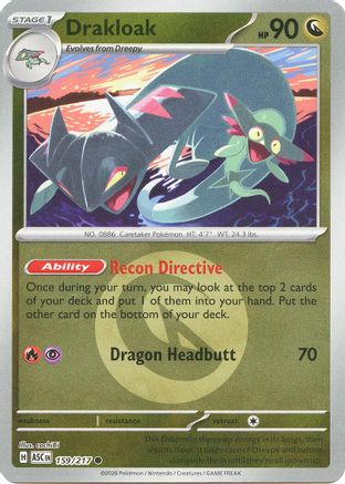 Image of Drakloak (159/217) (Energy Symbol Pattern) [Mega Evolution: Ascended Heroes]