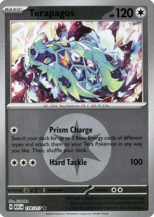 Image of Terapagos (178/217) (Energy Symbol Pattern) [Mega Evolution: Ascended Heroes]