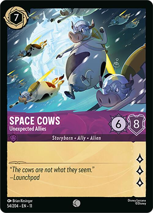 Image of Space Cows - Unexpected Allies (54/204) [Winterspell]