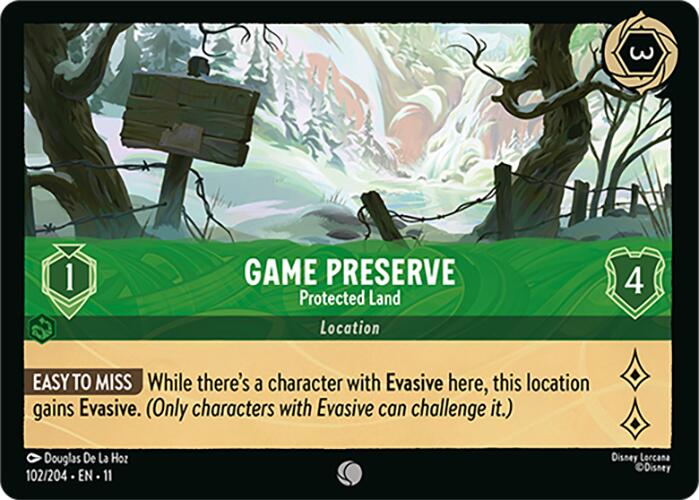 Image of Game Preserve - Protected Land (102/204) [Winterspell]