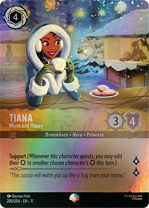 Image of Tiana - Warm and Happy (Epic) (205/204) [Winterspell]