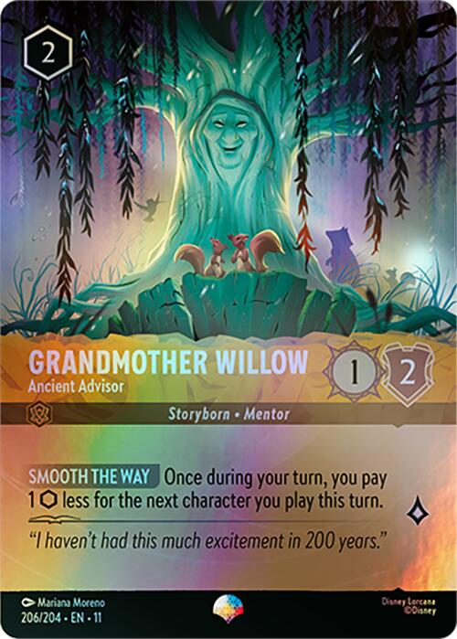 Image of Grandmother Willow - Ancient Advisor (Epic) (206/204) [Winterspell]