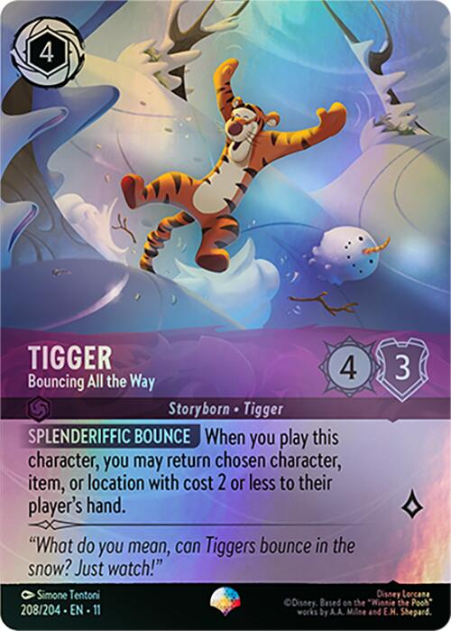 Image of Tigger - Bouncing All the Way (Epic) (208/204) [Winterspell]