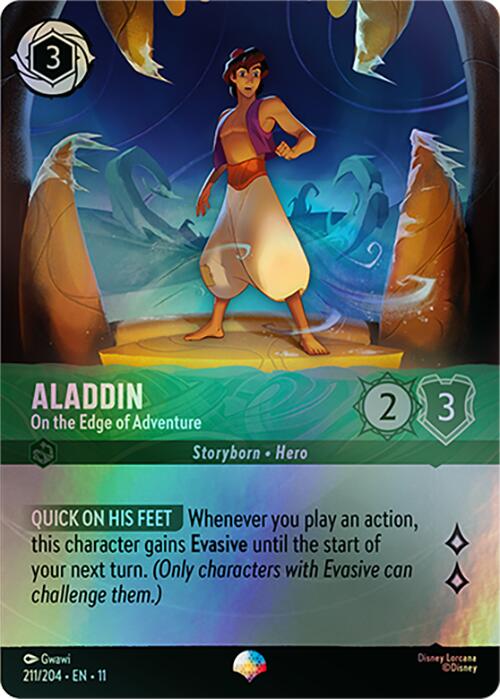 Image of Aladdin - On the Edge of Adventure (Epic) (211/204) [Winterspell]