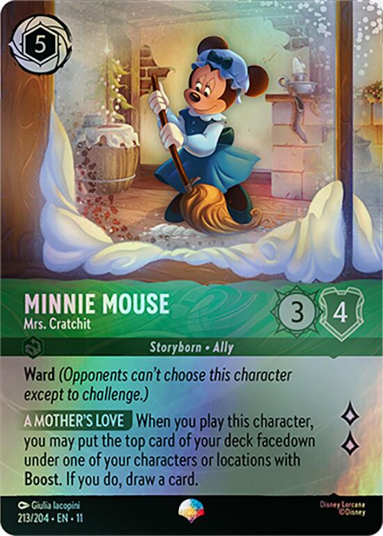 Image of Minnie Mouse - Mrs. Cratchit (Epic) (213/204) [Winterspell]