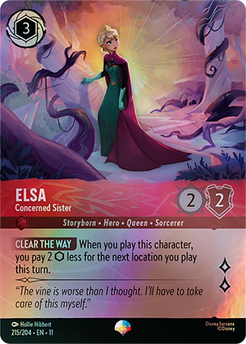 Image of Elsa - Concerned Sister (Epic) (215/204) [Winterspell]