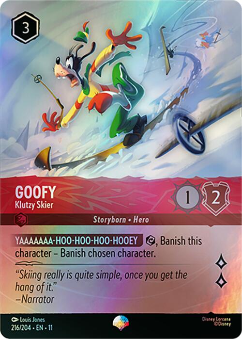 Image of Goofy - Klutzy Skier (Epic) (216/204) [Winterspell]