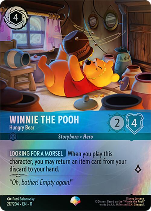 Image of Winnie the Pooh - Hungry Bear (Epic) (217/204) [Winterspell]