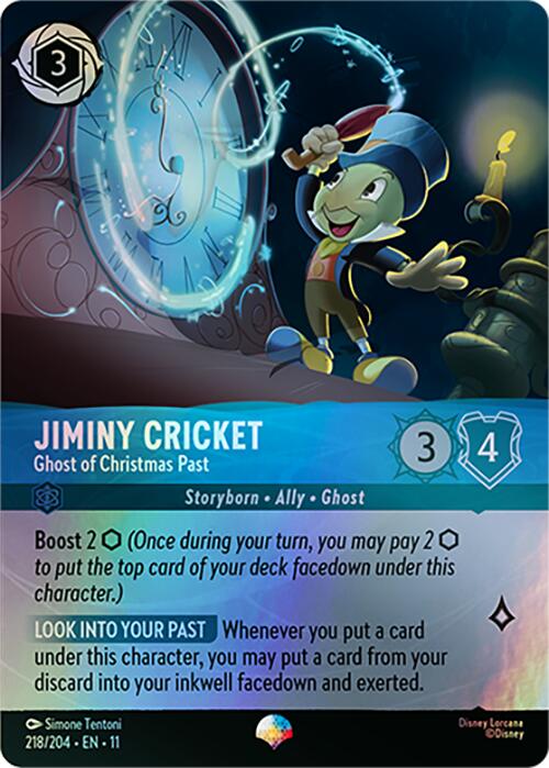 Image of Jiminy Cricket - Ghost of Christmas Past (Epic) (218/204) [Winterspell]
