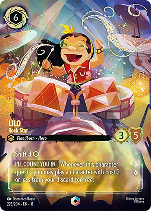 Image of Lilo - Rock Star (Enchanted) (223/204) [Winterspell]