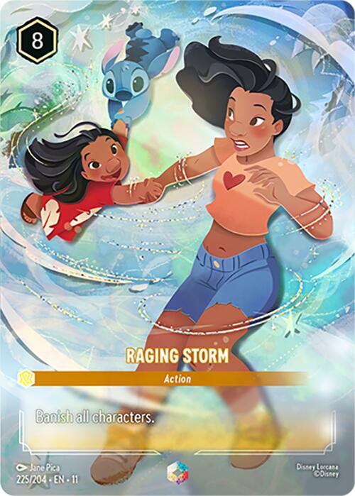 Image of Raging Storm (Enchanted) (225/204) [Winterspell]