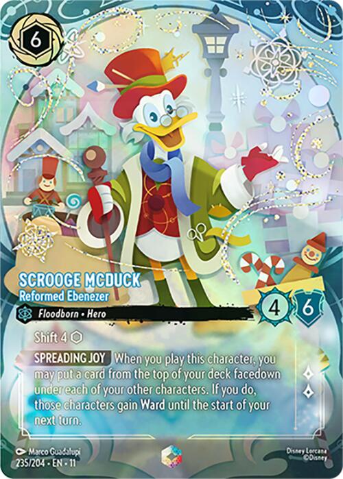 Image of Scrooge McDuck - Reformed Ebenezer (Enchanted) (235/204) [Winterspell]
