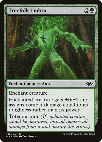 Treefolk Umbra [Modern Horizons]