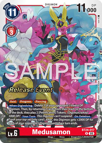 Image of Medusamon [BT24-017] [Time Stranger Release Events Cards]