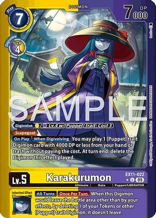 Image of Karakurumon [EX11-022] (Alternate Art) [Dawn of Liberator]